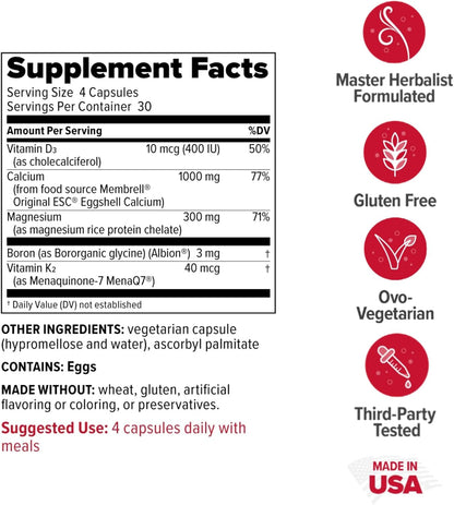 Redd Remedies Bone Health Advanced, 120 Capsules, and MenoWise, 60 Capsules