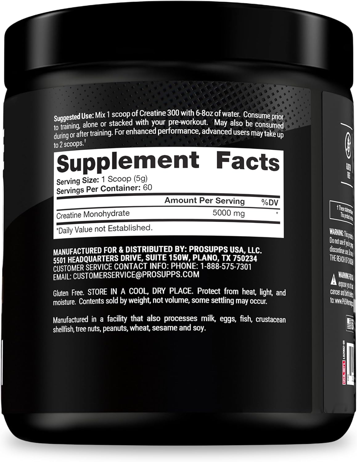 PROSUPPS Hyde Xtreme Hard-Hitting Energy Pre-Workout, Blue Razz, and Creatine 300 Bundle
