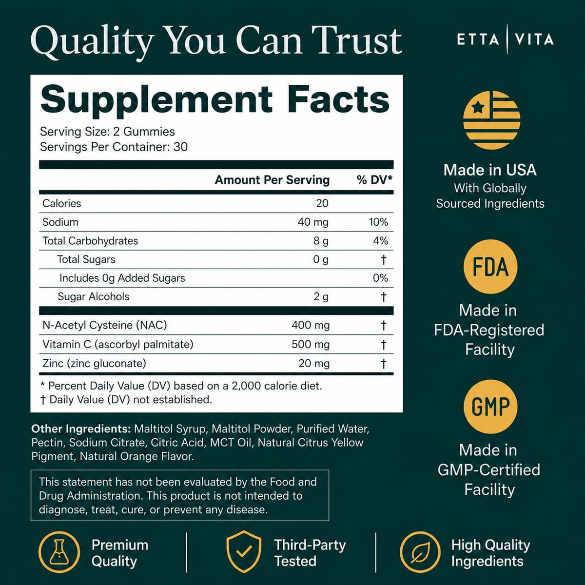 Sugar-Free NAC Gummies for Kids and Adults with Glutathione & Milk Thistle | N Acetyl Cysteine 400mg for antioxidant & immune support, sugar free, vegan, non-GMO, gluten free, blueberry flavor, USA