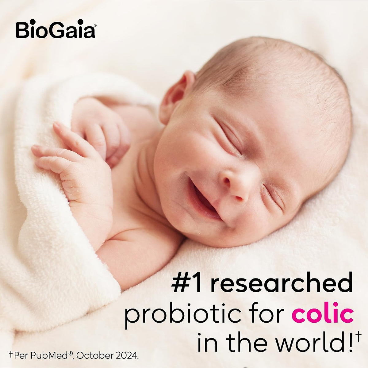 BioGaia Baby Probiotic Drops | Colic & Gas Relief | Safe for Newborns | Pediatrician-recommended | Ease Crying, Fussing, Colic, Gas, Spit-ups & Occasional Constipation | No Dairy or Soy | 5mL
