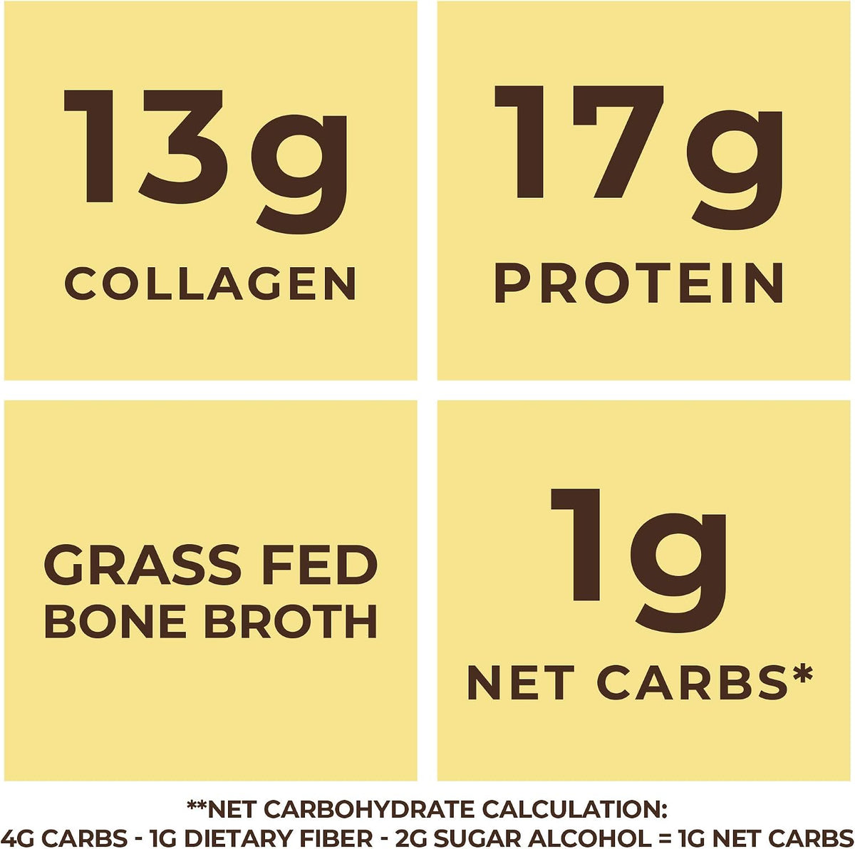 Left Coast Performance 2lb Pure Bone Broth and 2lb Vanilla Bone Broth