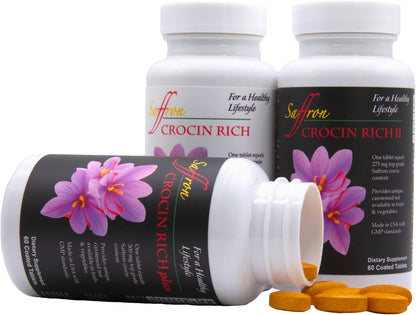 Crocin Mobility, Joint & Balance Support Supplement | CROCIN RICH II, 30CT | 75% Pure Crocin; Saffron's Key Bioactive; Clinically Relevant Dose; Motor Function; Balance; Nerve Health; Active Aging
