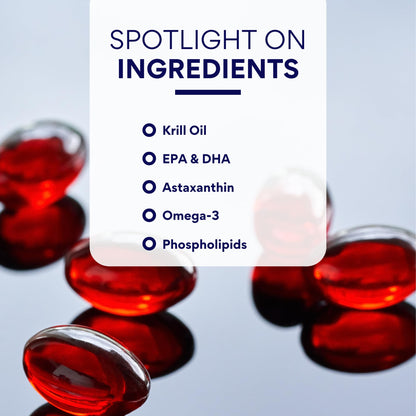 Research Verified Antarctic Krill Oil 2000mg - Support Heart Function & Joints, Boost Cognition - MSC Certified, Sustainably Sourced - 60 Softgels - Made in the USA