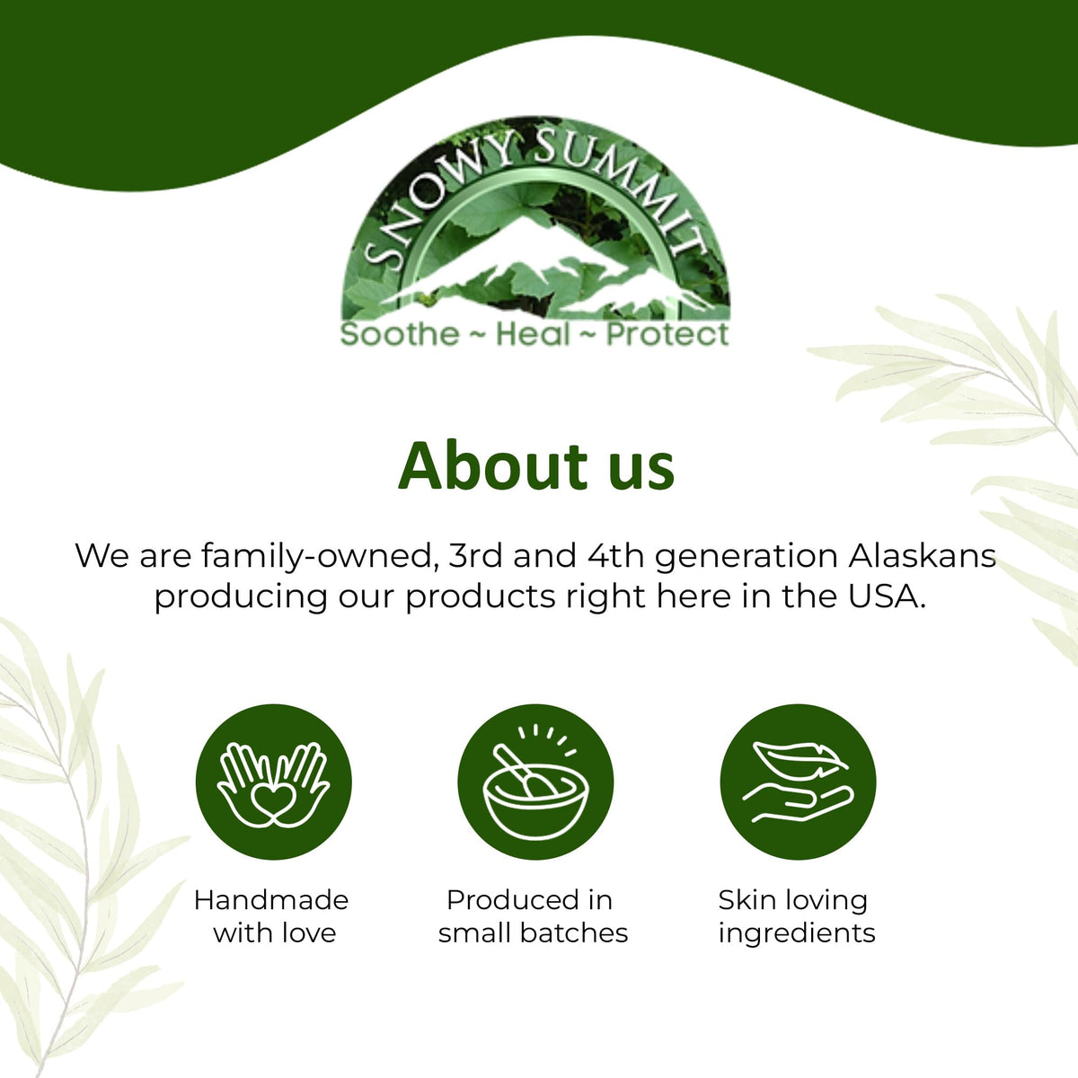 Snowy Summit Alaska Rainforest Salve - Herbal Salve for Dry Skin & Joint Relief - Natural Super Salve for Soothing Skin with Gentle Aroma - Body & Hand Salve - Muscle Rub with Alaskan Devil’s Club Oil Snowy SummitBuy Supplements Australia