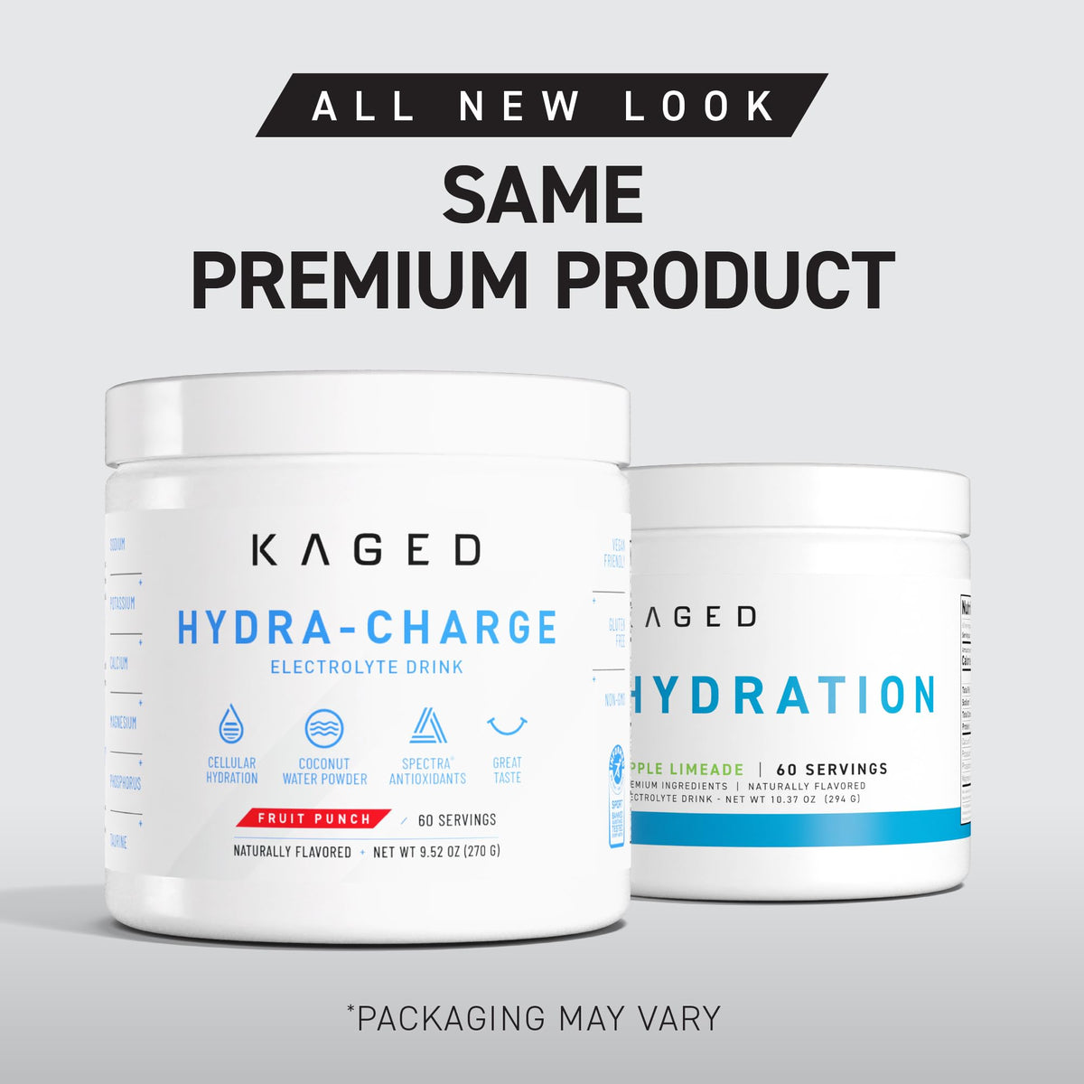 Kaged Electrolytes, Muscle Hydra-Charge Premium Electrolyte Powder, Hydration Electrolyte Powder, Pre Workout, Post Workout, Intra Workout, Fruit Punch, 60 Servings