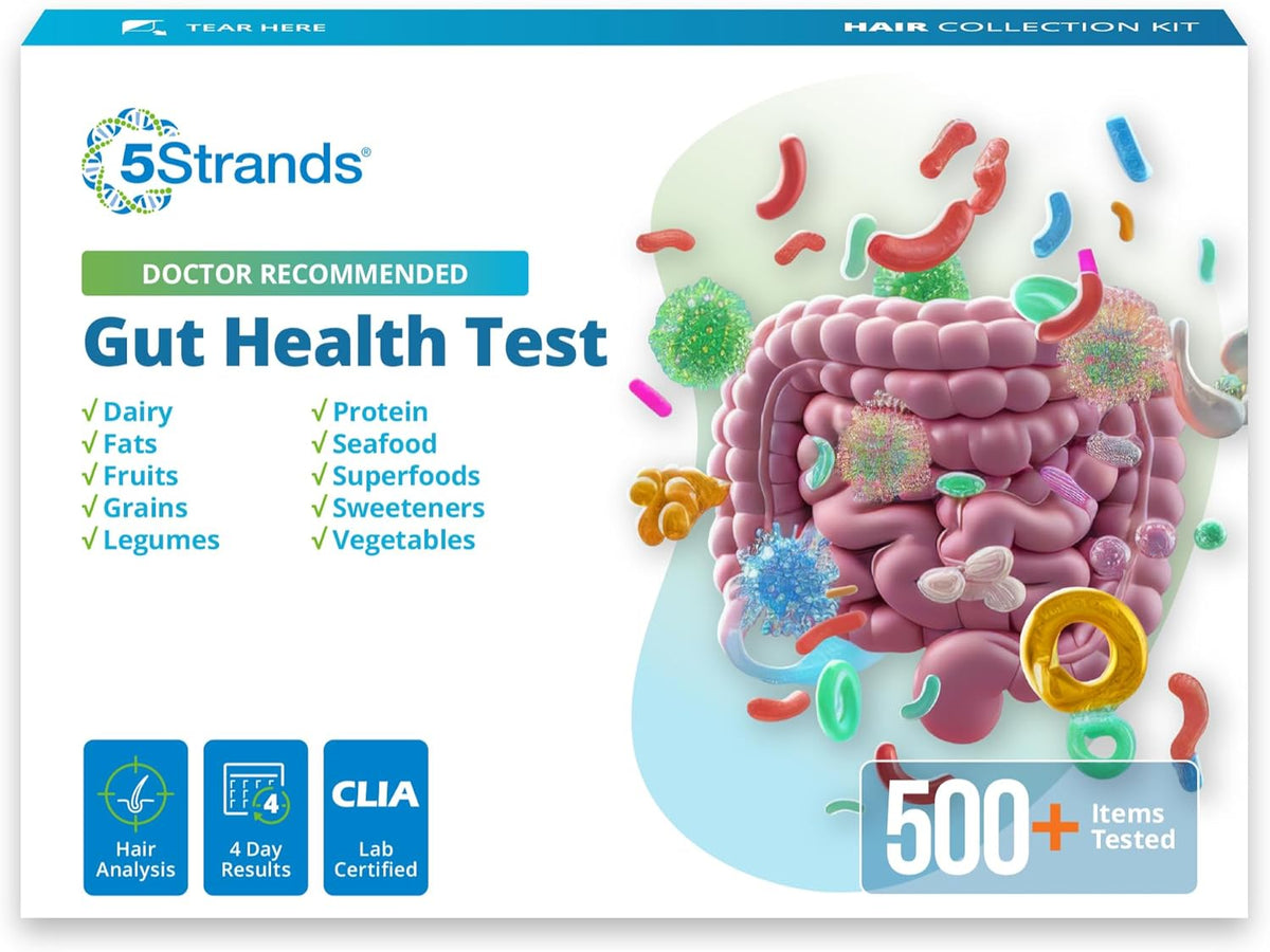 5Strands Gut Health Test Analyzing Reaction to 500 Items