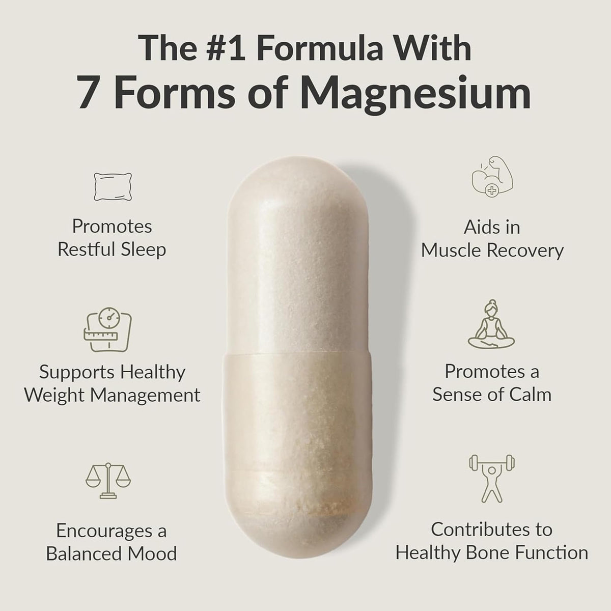 BIOptimizers Magnesium Breakthrough Supplement with 500mg - 7 Forms of Magnesium: Glycinate, Malate, Citrate, and More - Natural Support for Sleep and Cognitive Function -30 Capsules- Calming Vitamins BIOptimizersBuy Supplements Australia