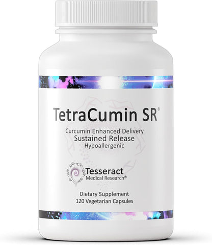Tesseract Medical Research TetraCumin SR Joint Support Supplement & AnaQuell QR, Stress Relief & Mood Support Supplement