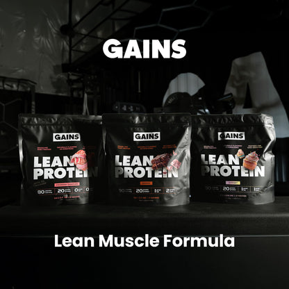 Gains in Bulk Lean Protein Powder with 20g Protein, Strawberry, 27 Servings