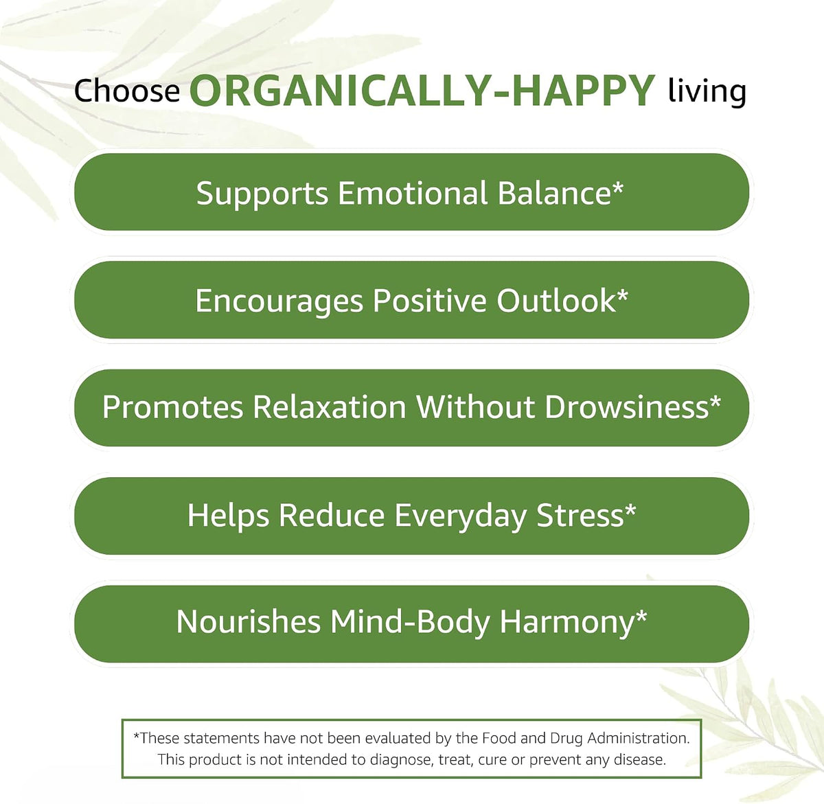 Bodymune Organic MoodBliss | Supports a Calm, Relaxed & Positive Mood* | with Ashwagandha, St. John's Wort & Lemon Balm | USDA Organic, USA-Made, Non-GMO, Gluten-Free - 60 cts.
