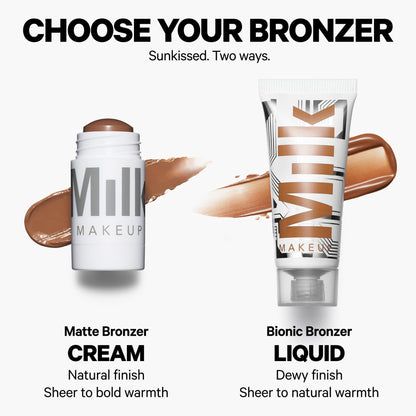 Milk Makeup Matte Bronzer – Buildable Cream Bronzer Stick with Mango Butter + Apricot Oil – Hydrating, Multi-Use Formula for a Sunkissed Glow – Baked, 0.19 oz Milk MakeupBuy Supplements Australia