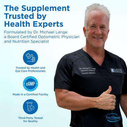 Fortifeye Vitamins Macular Defense Multivitamin-30 Day Supply, 90 Tablets (Zinc Free), All Natural Total Body & Eye Vitamins for Vision, Pure Macular Support Formula, Complex Eye Vitality Supplement