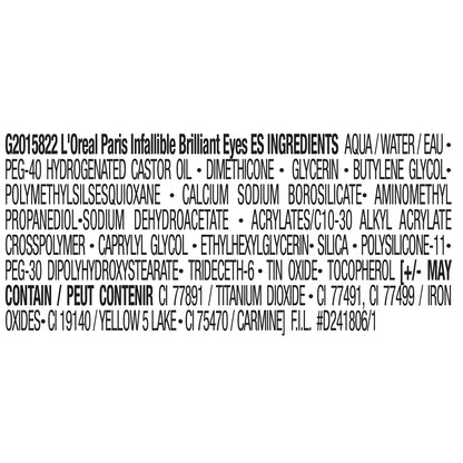 L'Oreal Paris Brilliant Eyes Shimmer Liquid Eye Shadow, Longwearing Lasting Shimmer, Crease Resistant, Flake-Proof, Precision Applicator, Quick Dry, Non-Greasy, Amethyst Quartz, 0.1 oz. L'Oreal ParisBuy Supplements Australia