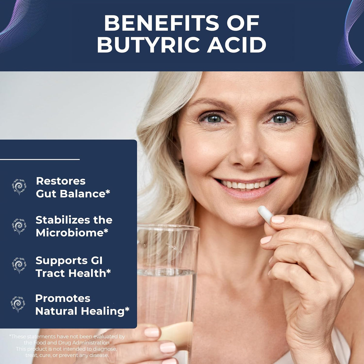 Tesseract Medical Research ProButyrate Gut Health Supplement, Butyric Acid Complex & AnaQuell QR, Stress Relief & Mood Support Supplement