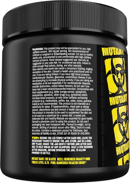 MUTANT Madness, Ultra-Concentrated Pre-Workout, Fruit Punch, 9.52 oz