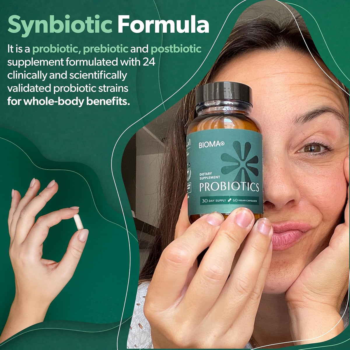 BIOMA Digestive Health & Night Metabolism Bundle – Probiotic Gut Support + Sleep & Metabolism Formula – Promotes Healthy Digestion, Energy Balance & Restful Sleep – 2-Pack (30-Day Supply Each)