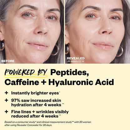 Kosas Revealer Concealer – Medium Coverage Hydrating Under Eye & Face Concealer with Hyaluronic Acid, Tone 04 N Kosas buy supplements Au