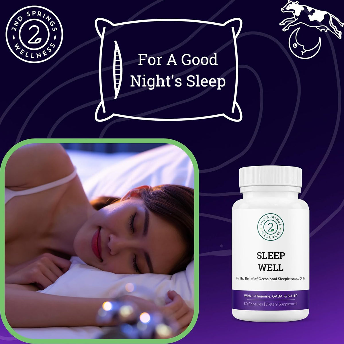 Sleep Well & Adaptogen Complex Bundle - Calming Mind and Stress Relief for a Well-Rested and Balanced Life