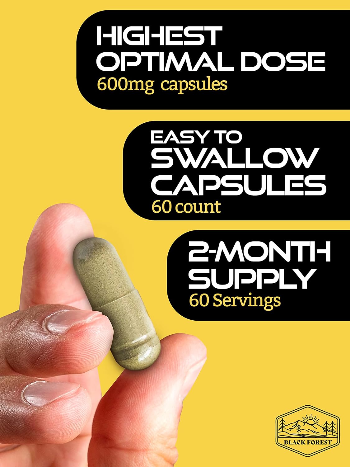 Black Forest Supplemets Starter Pack Bundle. 1 X Turkesterone + 1 X Cistanche (TESTO Pack)