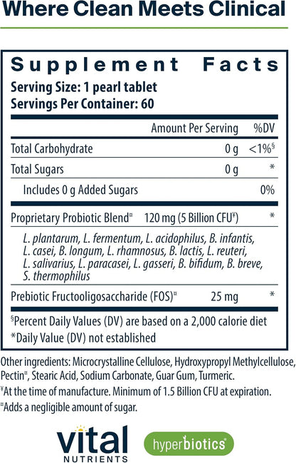 Hyperbiotics Vital Nutrients Gut & Oral Health Bundle – Pro-15 Digestive Prebiotics + Probiotics (60 Time Release Pearls) & Pro-Dental Oral Probiotics with BLIS K12 & M18 (45 Mint Tablets)