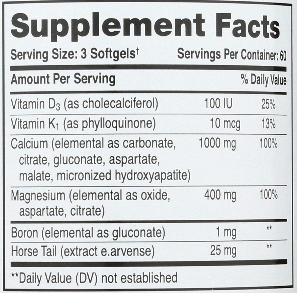 Phytotherapy Rx Calcium Liquid Softgel - 180 per Pack - 1 Each.