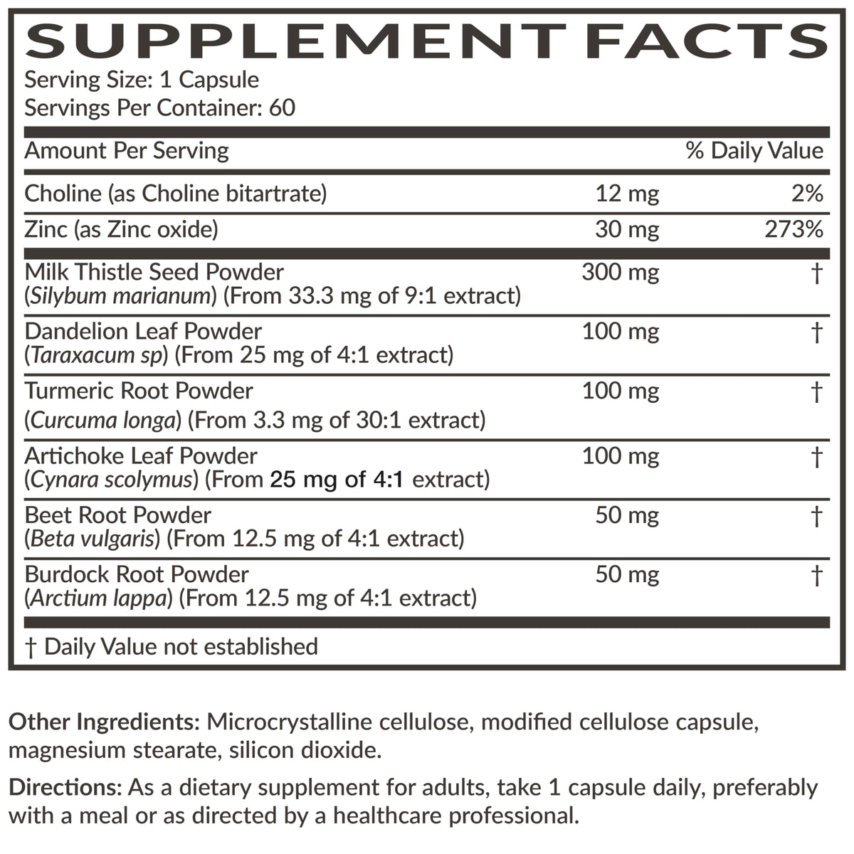 Futurebiotics Liver Detox Advanced Detox & Cleanse Formula Supports Healthy Liver Function with Milk Thistle, Dandelion Extract, Turmeric, Artichoke Leaf, & More, Non-GMO, 60 Vegetarian Capsules