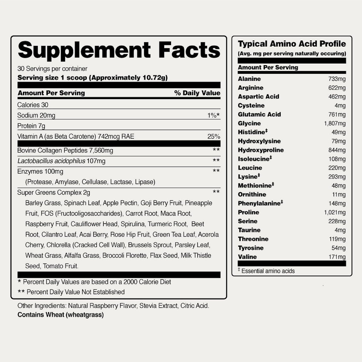 Snap Supplements Super Greens Powder with Collagen Peptides, 11.34 oz | 26 Fruits and Vegetables, Grass Fed, Non-GMO Daily Greens for Hair, Skin, Nails & Joint Support, 30 Servings, 1 Month Supply