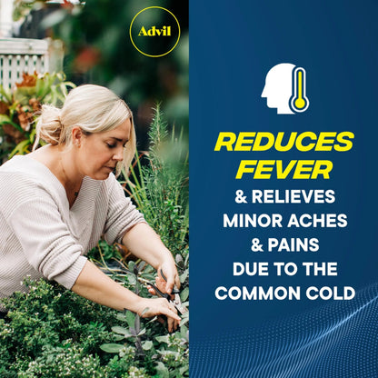 Advil Liqui-Gels Pain Reliever and Fever Reducer, Pain Medicine for Adults with Ibuprofen 200mg for Headache, Backache, Menstrual Pain and Joint Pain Relief - 200 Liquid Filled Capsules AdvilBuy Supplements Australia