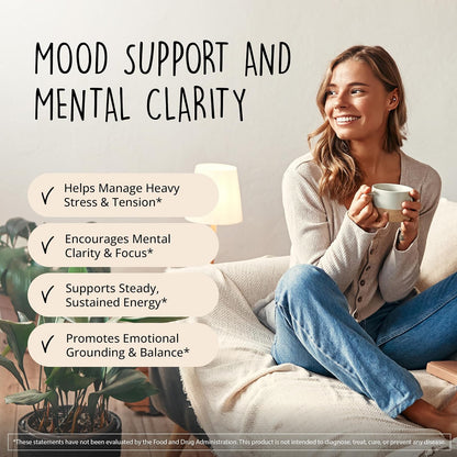 Joy-Filled Mood Support Supplement + St. John's Wort, Plant-Based, 120 Ct