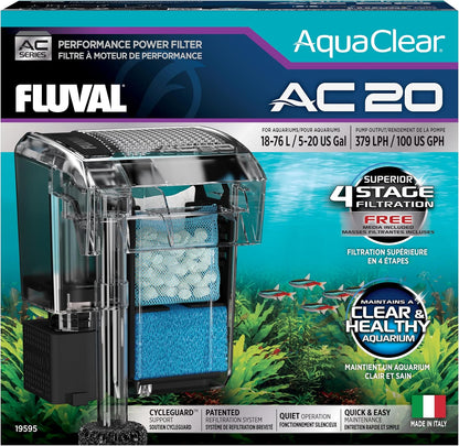 AC20 Power Filter, 5-20 US Gal / 18-76 L - Fluval USA (fluvalaquatics.com)