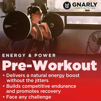 Gnarly Nutrition Golden Milk Vegan Protein Powder Preworkout Mango (14.82oz)