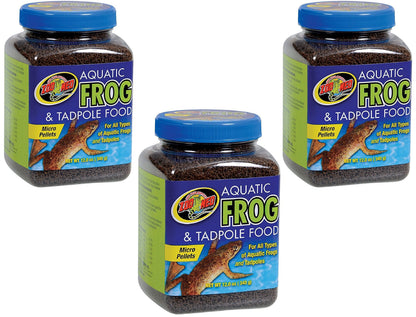 Zoo Med Aquatic Frog and Tadpole Food, 12 Ounces Each, Made in The USA (12 Ounces)