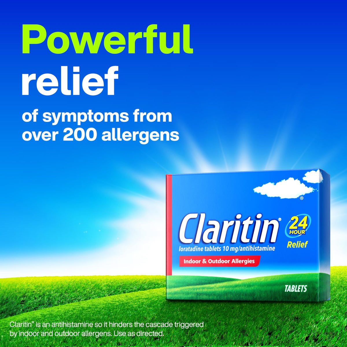 Claritin Allergy Medicine for Adults, 24-Hour Non-Drowsy Loratadine 10mg Pills, Antihistamine, 30 Tablets + 1ct On-The-Go Relief Claritin buy supplements Au