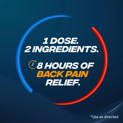 Advil Dual Action Back Pain Caplets Delivers 125mg Ibuprofen and 250mg Acetaminophen Per Dose for 8 Hours of Back Pain Relief - 144 Count - PrimeBioHealth - canada supplements