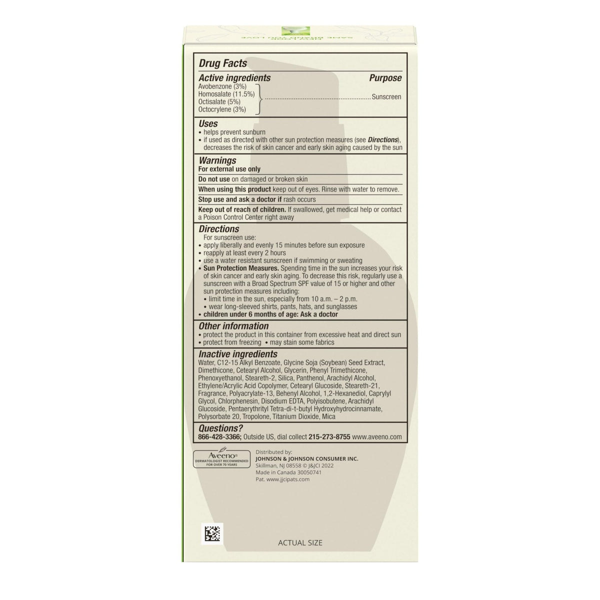 Aveeno Positively Radiant Daily Face Moisturizer with SPF 15 Sunscreen, Hydrating Facial Moisturizer with Soy Extract to Improve Skin - PrimeBioHealth - canada supplements