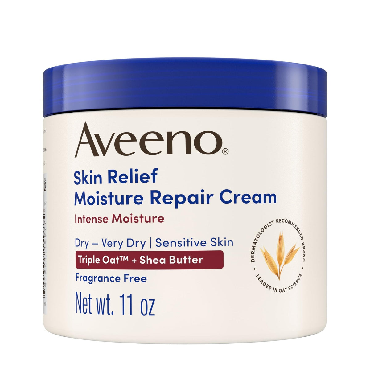 Aveeno Skin Relief Intense Moisture Repair Body Cream with Triple Oat & Shea Butter Formula, Helps Heal, Repair & Restore Very Dry Skin - PrimeBioHealth - canada supplements