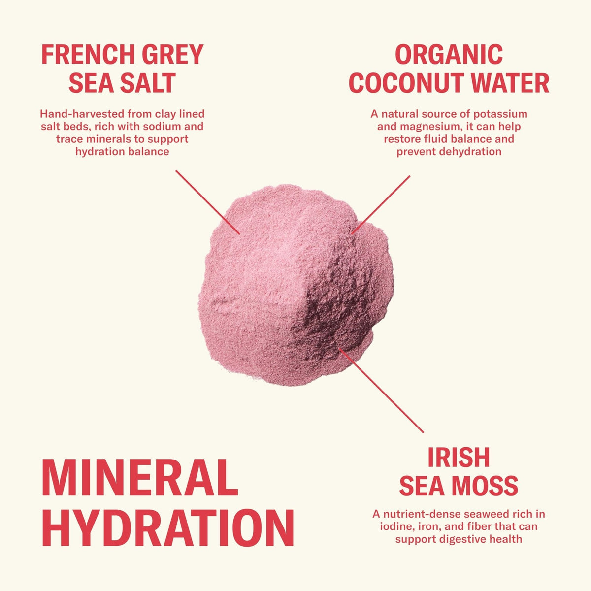 Ballerina Farm Farmer Hydrate, Daily Electrolytes Powder, Raspberry Lemonade, Hydration Drink Mix with Organic Coconut Water, Irish Sea Moss, Sea Salt, Prebiotic Fiber, No Added Sugar, 25 Servings - PrimeBioHealth - canada supplements