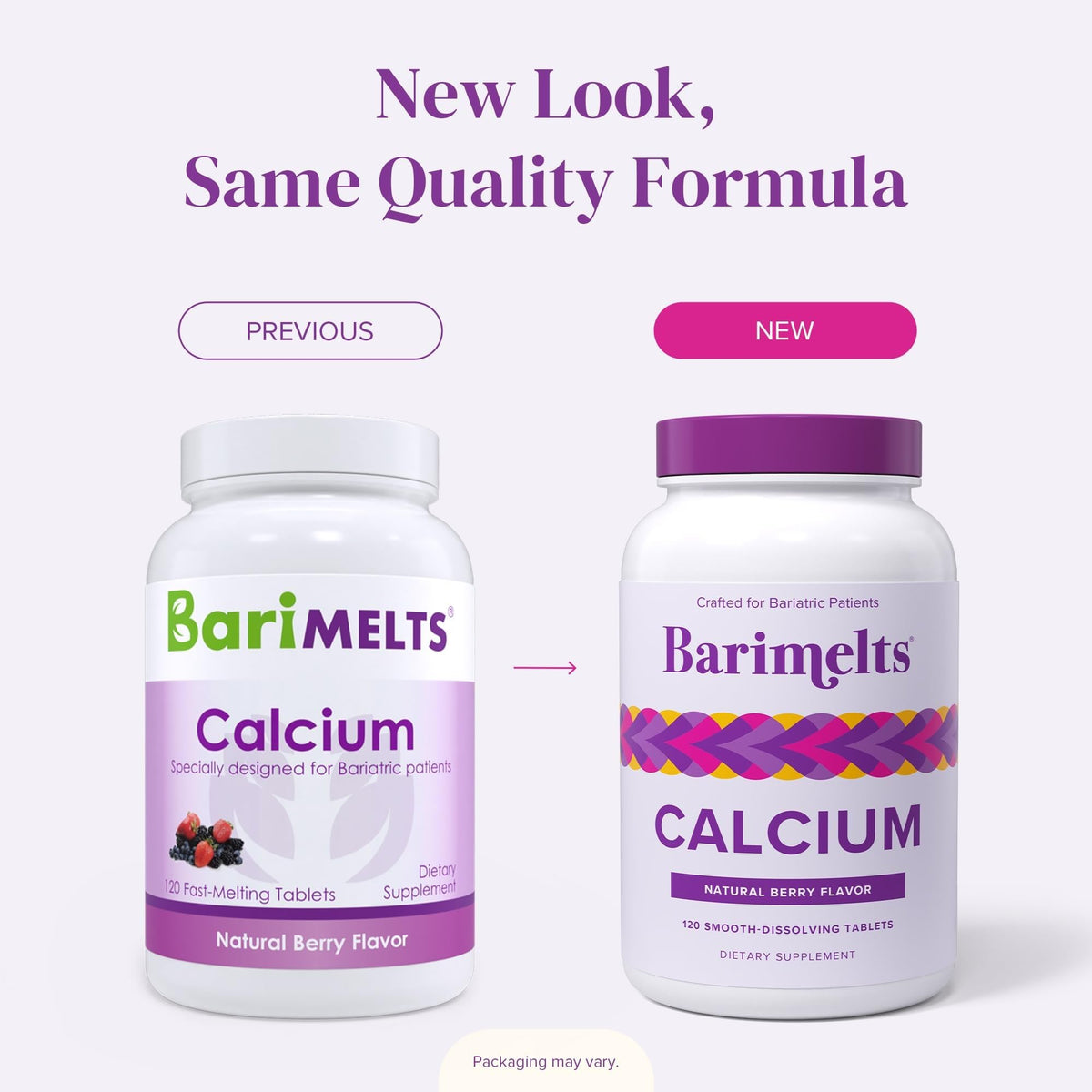 BariMelts Calcium Citrate with Vitamin D3 & Magnesium, 120 Smooth-Dissolving Tablets (1-Month Supply), Bariatric Calcium Supplements - PrimeBioHealth - canada supplements