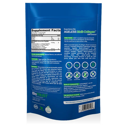 BioTrust Ageless Multi Collagen 5-in-1 Protein Powder (Vanilla) BlenderBottle Bundle - PrimeBioHealth - canada supplements