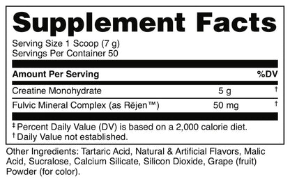 Bucked Up Grape Apple Creatine for Women and Men - Easy to Mix Vegetarian - Flavored Creatine Monohydrate Powder - Made in USA - 5G Per Serving - 50 Servings - 250 Grams Per Container - PrimeBioHealth - canada supplements