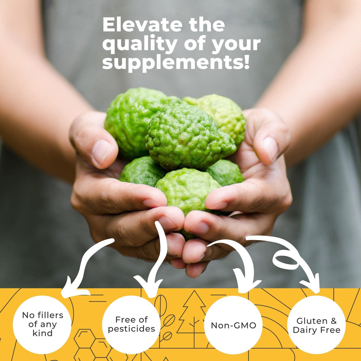 Citrus Bergamot Extract 1000mg Capsules — Natural 25:1 Citrus Bergamot Supplement with 50% Polyphenols Extract and Black Pepper - PrimeBioHealth - canada supplements