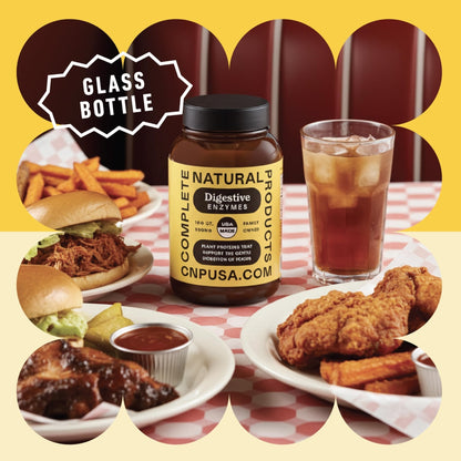 Complete Natural Products Digestive Enzyme Capsules, 550mg, 100ct | Plant-Based Formula - PrimeBioHealth - canada supplements