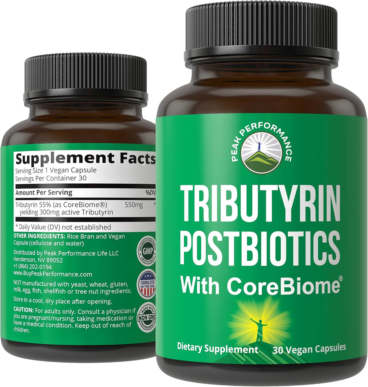 CoreBiome Tributyrin Postbiotic Supplement Clinically Tested for Gut Health. More Effective Than Sodium Butyrate Capsules. High Bioavailability Post Biotics for Digestive, Leaky Gut, Colon, Microbiome - PrimeBioHealth - canada supplements