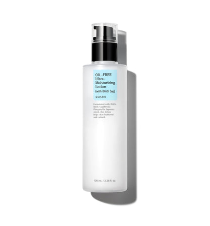 COSRX Oil Free Lotion with Birch Sap, Daily Acne Facial Moisturizer, Hydrating Moisturizer for All Skin Types, Korean Skin Care, 3.38 fl.oz / 100ml - PrimeBioHealth - canada supplements
