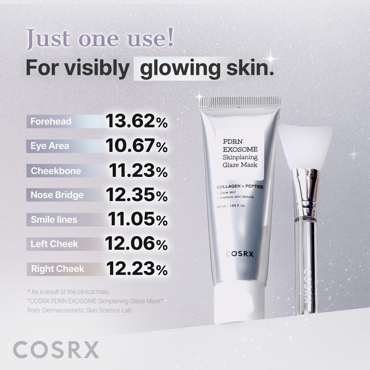 COSRX PDRN EXOSOME Glaze Wrapping Mask with SALMON DNA PDRN, Easy Peel-Off Overnight Mask for Glass Skin, Firmness - PrimeBioHealth - canada supplements
