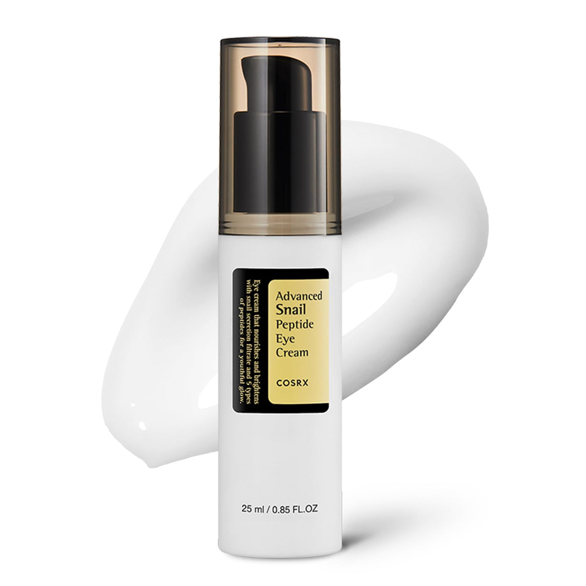 COSRX Snail Mucin Peptide Under Eye Cream, 0.84 fl oz, 73.7% Snail Mucin and Niacinamide, Eye Care - PrimeBioHealth - canada supplements