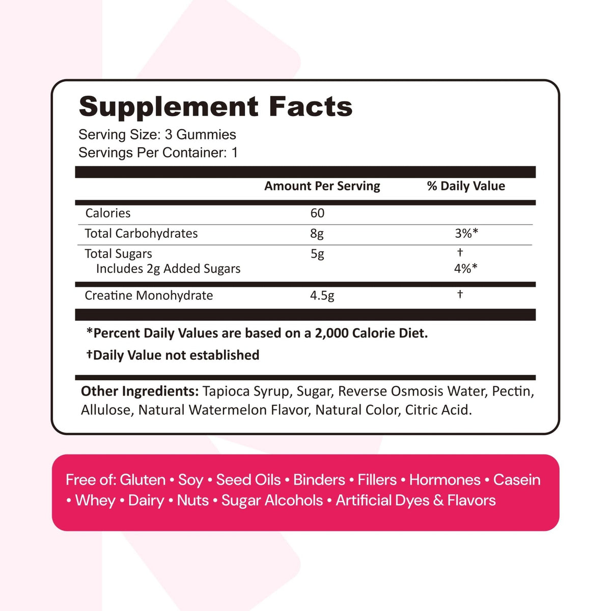 Create Creatine Monohydrate Gummies for Men & Women, Boost Focus, Strength, and Endurance, Anti-Melting Formula, Vegan, Gluten-Free, Non-GMO - PrimeBioHealth - canada supplements