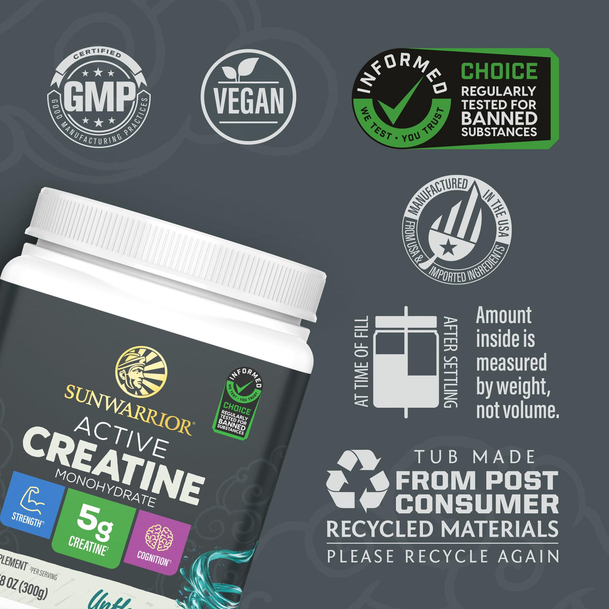 Creatine Monohydrate Powder Micronized PreWorkout Recovery Supplement | Support Muscle Building Strength Training Cognition | Vegan & Keto Friendly Easily Mixes - PrimeBioHealth - canada supplements