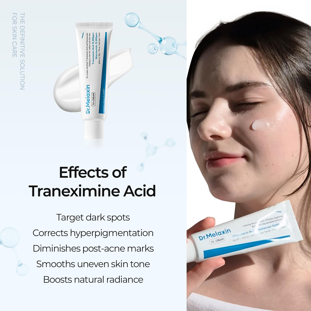 DR.Melaxin TX Tranexamic Acid CREAM | Skin freckle Cream, Blemishes, Anti-pigmetation korean skin care - PrimeBioHealth - canada supplements