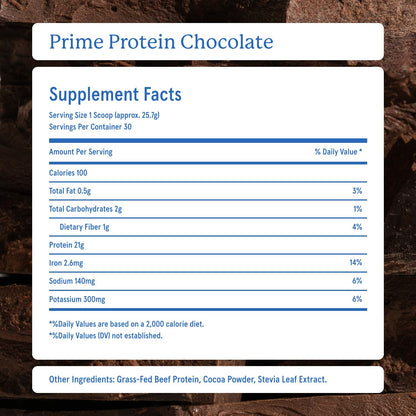 Equip Foods Prime Protein Powder | Clean, Grass Fed Beef Protein Powder | Carnivore Protein Isolate | Paleo, Keto Friendly | Gluten & Dairy Free | Helps Build & Repair Tissue - PrimeBioHealth - canada supplements